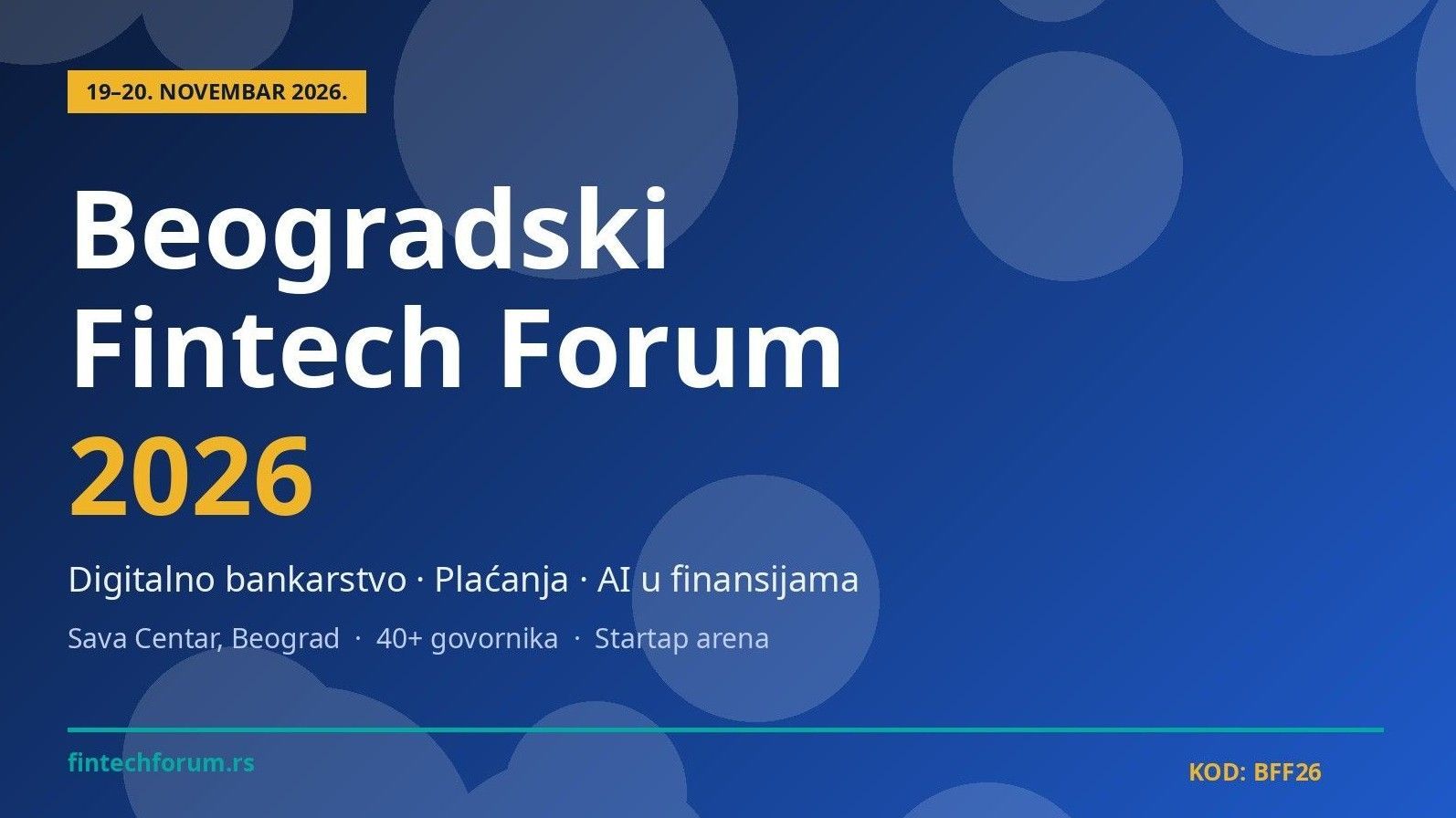 Beogradski Fintech Forum 2026